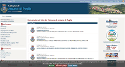 Desktop Screenshot of comune.anzanodipuglia.fg.it